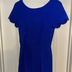 Monteau Los Angeles Scalloped Hem Romper Zips in back size XS